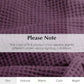 Salt Earth GOTS Certified 100% Organic Cotton Throw Blanket, 60" X 80" Blankets & Throws for Bed, Throw Blanket for Couch,Modern & Cozy Blanket, All Season Waffle Blanket, Soft Blanket (Plum Perfect)