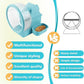 4 in 1 Silent Large Hamster Wheel Multifunctional Hamster Running Wheel Quite Running Spinner Wheel Accessories with Food Bowl Water Bottle for Hamsters Dwarf Gerbil (Blue)