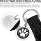 PUPTECK No Pull Dog Harness Soft Adjustable Basic Nylon Step in Puppy Vest Outdoor Walking with ID Tag and A-ir Tag Case, Black, L