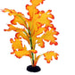 2-Pack 12 Inch Aquarium Silk Aquarium Plants, Artificial Plastic Plant for Small Tank, Goldfish, Fish Hides (Yellow, 12 Inch)