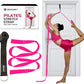 Pilates Stretching Strap with Door Anchor - Flexibility Equipment for Pilates Practitioners - Ideal for Improving Leg Flexibility, Core Stability, and Posture Alignment at Home