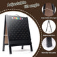Prize Drop Game Board, 21"x30" Double-Sided Foldable Design with Wooden A-Frame Chalkboard Sign for Family, Carnival, Trade Show & Party - Includes 10 Coin Drop Discs and Chalk Set, Portable Design