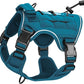 Heavy-Duty Tactical Dog Harness for Large Dogs, No Pull Adjustable Reflective Pet Vest with Molle System, K9 Military-Grade Control for Service Training, Outdoor & 10+ Breeds, Blue, Small