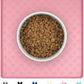 Ptlom Pet Placemat for Dog and Cat, Waterproof Non-Slip Silicone Feeding Bowl Mat Prevent Food and Water Overflow, Puppy Dish Feeder Fountain Trays Suitable for Medium and Small Pets, Pink