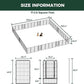 FXW Rollick Unleashed Dog Playpen for Indoor, Yard, RV Camping, 45 inch 48 Panels for Large Dogs, Black│Patented