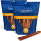 ValueBull Bully Sticks for Dogs, Thick 12 Inch, 50 Count - All Natural, Grass Fed, Single Ingredient, Long Lasting Dog Treats