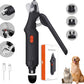 2-in-1 Dog Nail Clippers & Cat Nail Clippers Trimmers for Large Medium Small Dogs Cats Claw Trimmer Quick Sensor and Safety Guard USB Rechargeable with 2 LED Lights Dogs Nail Trimmer