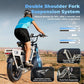 Dual Battery Electric Bike for Adults, 160 Miles Long Range Cargo Ebike with 48V 60AH Removable 2880WH Battery, 1450W Peak Motor 34MPH Electric Bicycle, 20" x 4" Fat Tire Hydraulic Brakes E Bike