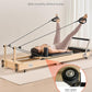VEVOR Pilates Reformer Machine, Pilates Workout Equipment for Home Gym Studio Use, Pilates Bed with Dual Resistance- Spring & Cord, Reformer Set, Up to 400 LBS