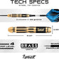 IgnatGames Premium Steel Tip Darts – 3/6/12 Pack Brass Barrels with Aluminum Shafts, 16 GlideXPro Flight Set, Tool Kit & Giftable Case