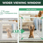 FXW Homeplus Unleashed Indoor Dog Playpen - Stress-Free and Safe Play, Heavy Duty 24 Inch 5 Acrylic Panels + 5 Wire Panels Dog Pen for Puppy and Small Dogs, White│Patented