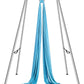 VEVOR Aerial Yoga Frame, 9.67 ft Height Swing Stand, Max 551.15 lbs Load Chrome-Plated Steel Pipe Inversion Yoga Rig for Indoor Outdoor Use