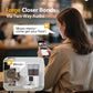 Automatic Cat Feeder with 1080P Camera, Two-Way Audio, APP Timed Auto Control Meals, 6L Dry Food Dispenser, 2.4G / 5G WiFi