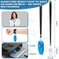 2-in-1 Dog Training Clicker Whistle for Training and Recall, Training Accessories for Puppy, Cats, Horses & Small Animals - 2 Pack with Lanyard, Reward Your Pets Efficiently(White + Light Blue)