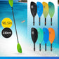 OCEANBROAD Kayak Paddle 86in/218cm, 90.5in/230cm Alloy Shaft 2-Piece Floatable Kayak Oar for Kayaking Canoeing Boating
