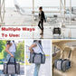 Airline Approved Expandable Premium Pet Carrier on Wheels- Two Sided Expandable Rolling Carrier- Designed for Dogs & Cats- Extra Spacious Soft Lined Carrier! - Light Blue