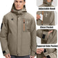 Men's Winter Jacket Waterproof Ski Snow Coat Windproof Snowboard Hooded Raincoats with Warm Graphene lining