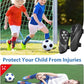 Shin Guards Soccer Kids Youth, CE Certified Airsfish Shin Guard Protection Gear for 2-18 Years Old Boys Girls Teenagers High Impact Resistant Breathable Comfortable 1 Pair 4 Sizes