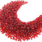 1 Lb (460 g) Red Sea Glass Stones Irregular Rainbow Glass Pebble Decorative Rock Quartz Tumbled Gemstone Chips for Aquarium Decoration/Vase Filler/Jewelry Making/Handwork Craft/Gems Display