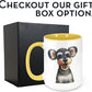 Personalized Coffee Mug, Custom Photo Caricature Gift, Funny Customized Coffee Gift for Men & Women, Custom Mugs with Pictures, Yellow 15oz Customized Ceramic Tea Cup