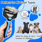 3-in-1 Pet Deshedding Tool – Grooming Brush for Dogs & Cats with Undercoat Rake & Dematting Comb (Blue)