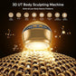 Depsoul Body Massager, 2 in 1 Professional Wireless Electric Massager, with 3 Gears for Belly, Waist, Leg, Butt, Arm