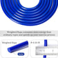 1LB Weighted Jump Ropes for fitness Women Men, Tangle-Free Ball Bearing Rapid Speed Skipping Jump Rope with Adjustable 9mm Cotton & PVC Cord, Aluminum Handles for MMA, Boxing, CrossFit, Weight-loss Workouts