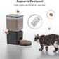 Automatic Dog Feeder - 8L/34 Cups Large Capacity Automatic Cat Food Dispenser with LCD Screen, Large Food Tray, Battery Operated, Timed Cat Feeder, Up to 50 Portions 6 Meals Per Day, Keeps Fresh