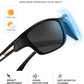 KALIYADI Polarized Sunglasses for Men, Sports Sun Glasses for Driving Cycling Fishing with UV protection