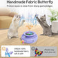 ORSDA Cat Toy, 3-in-1 Automatic Interactive Electronic Moving Ambush Feather, Fluttering Butterfly, Track Balls, USB Rechargeable Powered Smart Indoor Exercise Kicker
