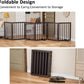 Freestanding Pet Gate 55-110" Extre Wide, Foldable Dog Gate for The Doorways House, Pet Gates for Dogs, Doogie Puppy Fence Gate