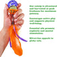 Meowijuana Whack 'n' Roll Compressed Catnip Ball with Cage | Purple Passion | Interactive Cat Toy with Feather | Potent Hand Harvested Catnip Grown in North America