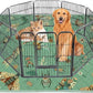 IEUUMLER Washable Pee Pads for Dogs, 1 Pack Insect Pattern Reusable Waterproof Puppy Potty Pads, Non-Slip Absorbent Pet Training Pads for Playpen Crate Bed EU014