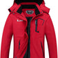 MOERDENG Women's Waterproof Ski Jacket Warm Winter Snow Coat Mountain Windbreaker Hooded Raincoat Jacket