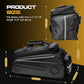 Bike Rack Bags, Hard Shell E Bike 30L Rear Rack Bag, Large Ebike Pannier with Waterproof Cover and Shoulder Strap for Commuter Travel Outdoor