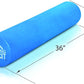 Foam Roller with High Density for Physical Therapy, Muscle Roller for Exercise and Muscle Recovery, Eco-Friendly Back Roller, Firm and Smooth Surface Massage Roller, Select Your Size