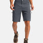 Pudolla Men's Hiking Cargo Shorts 9" Lightweight Outdoor Work Shorts for Men Travel Golf Camping Casual with 5 Zipper Pockets