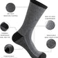 JOYNÉE 8 Pairs Mens Breathable Athletic Crew Socks Arch Support Cushioned Socks for Hiking Sports Running,Sock Size:10-13