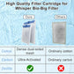 6 Pack Filter Cartridge Compatible with Whisper Bio-Bag Filters 10i/IQ10/PF10, Medium Replacement Filter Cartridges for Aquariums Compatible with ReptoFilte 20 gallons (90 GPH)