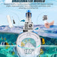 QingSong Full Face Snorkel Mask for Adults, Snorkeling Gear with Camera Mount, 180 Degree Panoramic View Snorkel Set Anti-Fog Anti-Leak
