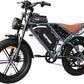 Electric Bike for Adults,1500w Peak Motor Ebike,Max 93Miles 30MPH.48V20AH/35AH/60AH Battery,20" Electric Commuter Bikewith 7-Speed and FrontSuspension,Adults Electric Bike for Mountains, Snow, Sand