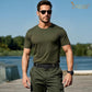 JASGOOD Nylon Canvas Breathable Military Tactical Men Waist Belt With Plastic Buckle