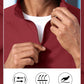 Aulemen Men's Casual Quarter Zip Pullover-Athletic Windbreaker Lightweight Jackets Hiking Golf for Men Mock Neck with Pockets
