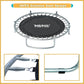 60" Indoor Outdoor Trampoline for Kids,MILUMILU Mini Baby Trampoline with Safety Enclosure Net, Basketball Hoop, Jumping Mat - Birthday Gifts for Children Boy Girl.