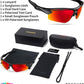 Polarized Sports Sunglasses for Men Women,UV400 Protection Sunglass for Running Cycling Fishing Hiking TR90