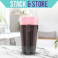 '-2 Pack- 20 oz Protein Shaker Bottles for Protein Mixes - 2x Wire Whisk | Leak Proof Shaker Cups for Protein Shakes and Pre Workout | Protein Shaker Bottle Pack | Protein Mixer Cup (Pink&Black)