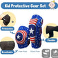 Soft-Style Kids Knee and Elbow Pads with Bike Gloves, Flexible Impact-Resistant Gear for Ages 2-11, Designed for Balance Bikes, Roller-Skating, and Skateboarding