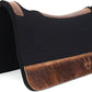 BLACK HOOF Blackhoof Steam Pressed Merino Wool Felt Contoured Pad (31" Length and 32" Width), Saddle pad for Horses