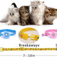 16 PCS Cute Cat Collars Breakaway with Bell for Boy Cats and Girl Cats Gifts