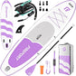 FBSPORT 11FT Premium Inflatable Stand Up Paddle Board with Electric Pump, Yoga Board with SUP Accessories & Carry Bag | Wide Stance, Surf Control, Non-Slip Deck, Leash and Paddle for Youth & Adult